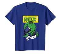 Marvel Comics Hulk Krunch T-Shirt, Youth, Royal Blue, Medium