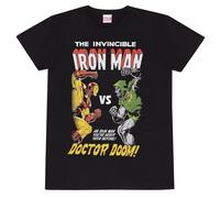 Marvel Comics Iron Man vs Doom T-Shirt black XL