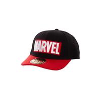 Marvel Comics - Logo Baseball Cap Black/Red - Cap - black - Onesize - 100% Polyester Onesize