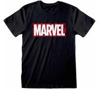 Marvel Comics - Logo Overlay (Unisex) T-Shirt Black