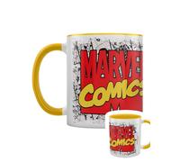 Marvel Comics Logo Yellow Inner 2-Tone Mug