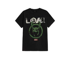 Marvel Comics - Loki Logo Badge - T-Shirt - black - XXL - 100% Cotton,Jersey XXL
