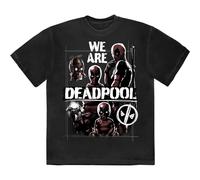 Marvel Comics Men's Deadpool We Are Deadpool T-Shirt in Black | Size: Small Marvel Comics Black S