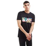 Marvel Comics Men's Scrapbook Logo T-Shirt, Black, XX-Large