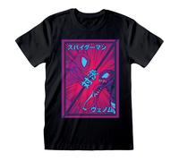 Marvel Comics Men's Spiderman Vs Venom Comic T-Shirt in Black | Size: Medium Marvel Comics Black M