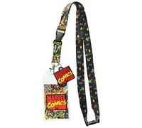 Marvel Comics Page ID Lanyard Badge Holder with 1.5" Rubber Charm Pendant