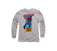 Marvel Corner Box Father's Day Amazing Spider-Man Dad T Shirt, Heather Grey, L