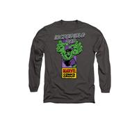 Marvel Corner Box Father's Day Incredible Hulk Dad T Shirt, Charcoal, XL
