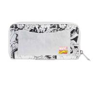 Marvel Comics Purse Classic Logo all over Print new Official Grey Zip Around