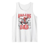 Marvel Comics Retro Classic Father's Day Spidey Amazing Dad Tank Top