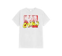 Marvel Comics - Retro Logo White - T-Shirt - white - 3XL - 100% Cotton,Jersey 3XL