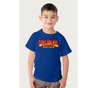 Marvel Comics Retro Red Yellow Logo T-Shirt in Royal | Size: 5-6 Years Marvel Royal 5-6 Years