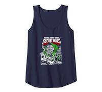 Marvel Comics Secret Wars Dr Doom Tank Top, Women, Navy Blue, XX-Large