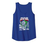 Marvel Comics Secret Wars Dr Doom Tank Top, Women, Royal Blue, XX-Large