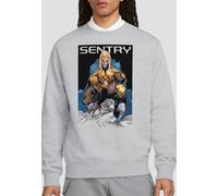 Marvel Comics Sentry Void Grin Sweatshirt, Athletic Heather In Light Grey Light Grey S