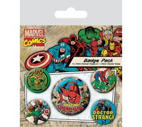 Marvel Comics Spider-Man Badge Set (Pack of 5)
