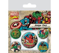 Marvel Comics Spider-Man Badge Set (Pack of 5) Marvel Multicolor