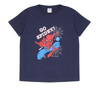Marvel Comics Spiderman Go Spidey Boys T-Shirt Navy 3-4 Years | Ages 2-13, Childrens Clothes, Avengers, Spiderman Kids Top, Toddler to Teens, Boys Birthday Gift Idea