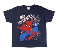 Marvel Comics Spiderman Go Spidey Boys T-Shirt Navy 9-10 Years