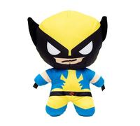 Marvel Comics Squeaky Plush Dog Toy for Large, Medium & Small Dogs, X-Men Wolverine Full Body Standing Pose, 3.5" x 6.0"
