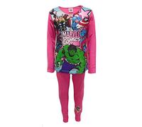 Marvel Comics Superheroes Girl's Pyjamas 11-12 Years Pink