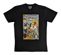 Fantastic Four T Shirt Marvel Black XXL