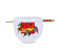 Marvel Comics The Avengers 20-Ounce Ramen Bowl and Chopstick Set