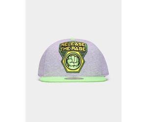 MARVEL COMICS THE INCREDIBLE HULK 'RELEASE THE RAGE' GREY SNAPBACK CAP [KIDS]