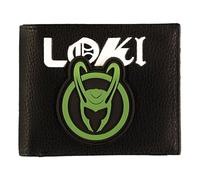 Marvel Comics Thor Loki Logo Bi-fold Wallet Male - Black (MW531018LOK)