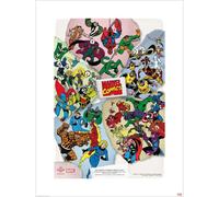 Marvel Comics Torn Heroes Awards Show Print