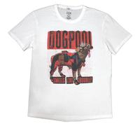 Deadpool Dogpool Smells Like Trouble T Shirt Marvel White XXL