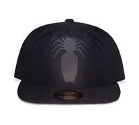 MARVEL COMICS Venom Black Spider Logo Snapback Baseball Cap - SB321333SPN