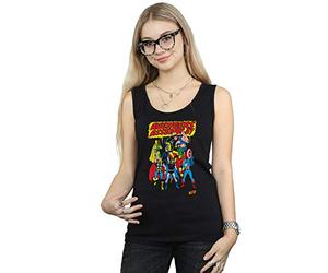Marvel Comics Women's Avengers Assemble Vest Black Large