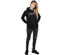 Marvel Comics Women's Infill Logo Hoodie in Black | Size: Small Marvel Comics Black S