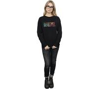 Marvel Comics Women's Infill Logo Sweatshirt in Black | Size: Medium Marvel Comics Black M