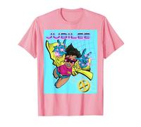 Marvel Comics X-Men Jubilee with Grid and X-Logo Retro ‘90s T-Shirt