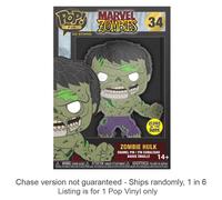 Marvel Comics Zombie Hulk 4" Pop! Pin