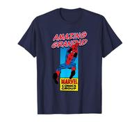 Marvel Corner Box Amazing Spider-Man Grandad T-Shirt