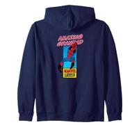 Marvel Corner Box Amazing Spider-Man Grandad Zip Hoodie