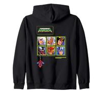 Marvel Cosmic Invasion Game Choose Your Super Hero Retro Zip Hoodie