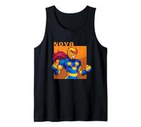 Marvel Cosmic Invasion Game Nova Retro Pixel Graphics Tank Top