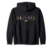 Marvel Cosmic Invasion Game Player Character Lineup Retro Zip Hoodie