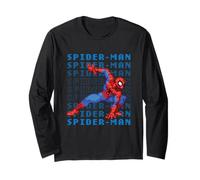 Marvel Cosmic Invasion Game Spider-Man Retro Pixel Graphics Long Sleeve T-Shirt