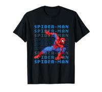 Marvel Cosmic Invasion Game Spider-Man Retro Pixel Graphics T-Shirt