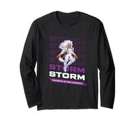 Marvel Cosmic Invasion Game Storm X-Men Retro Pixel Graphics Long Sleeve T-Shirt