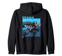 Marvel Cosmic Invasion Game Venom Retro Pixel Graphics Zip Hoodie