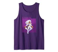 Marvel Cosmic Invasion Game X-Men Storm Retro Pixel Graphics Tank Top, Men, Purple, XX-Large