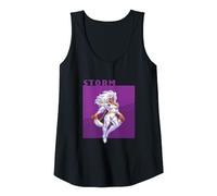 Marvel Cosmic Invasion Game X-Men Storm Retro Pixel Graphics Tank Top, Women, Black, XX-Large