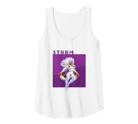 Marvel Cosmic Invasion Game X-Men Storm Retro Pixel Graphics Tank Top, Women, White, XX-Large