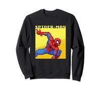 Marvel Cosmic Invasion Spider-Man Retro Pixel Graphics Sweatshirt